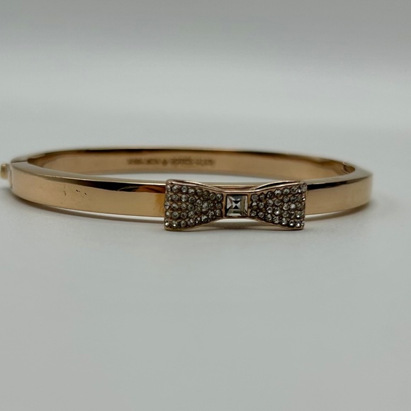 Kate Spade Rose Gold Bow Bangle Bracelet - Picture 3 of 8